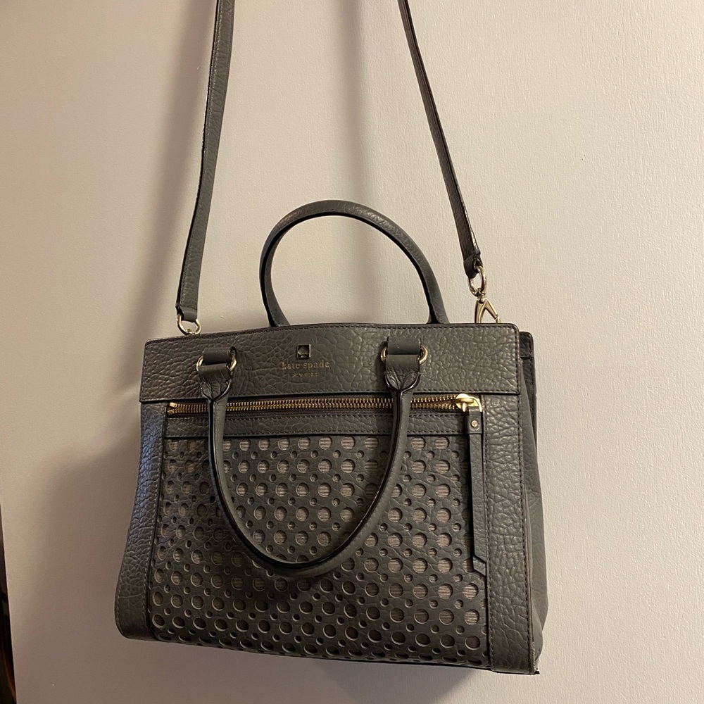 Kate Spade perforated handbag purse